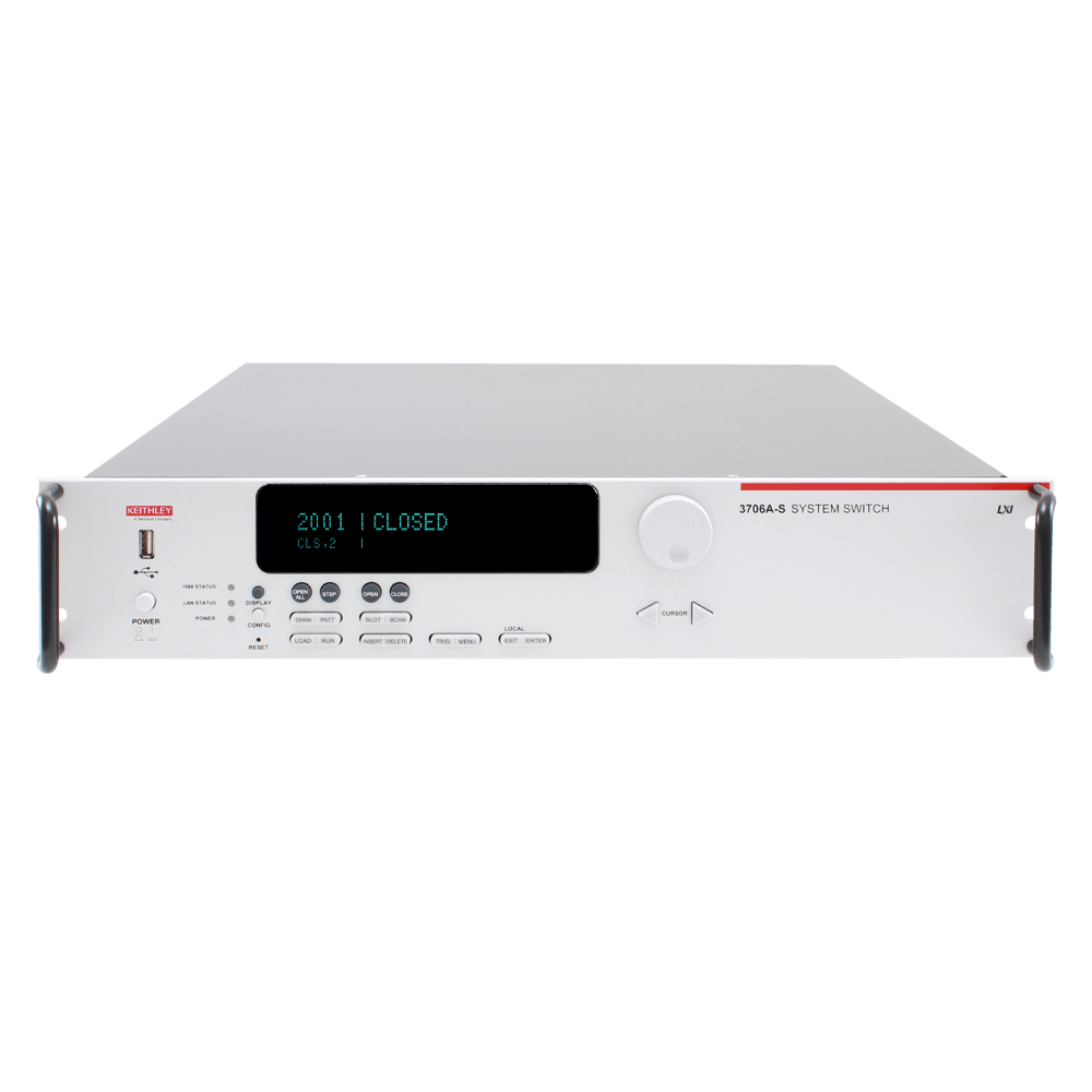 3706A | Modular switching and data acquisition system, basic device, 6-slot  mainframe, integrated 7.5-digit high-performance digital multimeter, up to  576 multiplexer channels. | buy & inquire